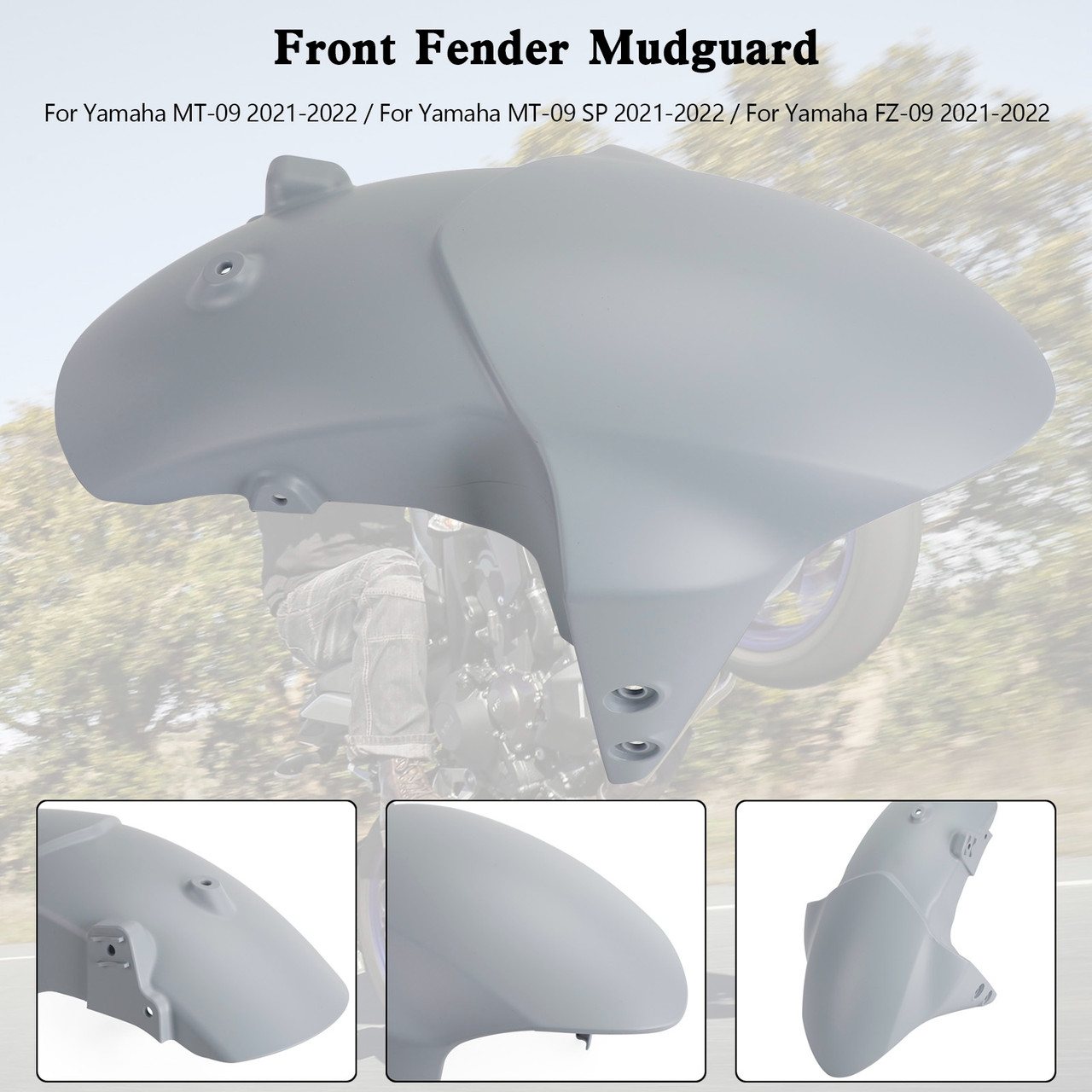 Front Fender Mudguard Fairing For Yamaha MT-09 FZ-09 MT09 SP 2021-2022 GRE