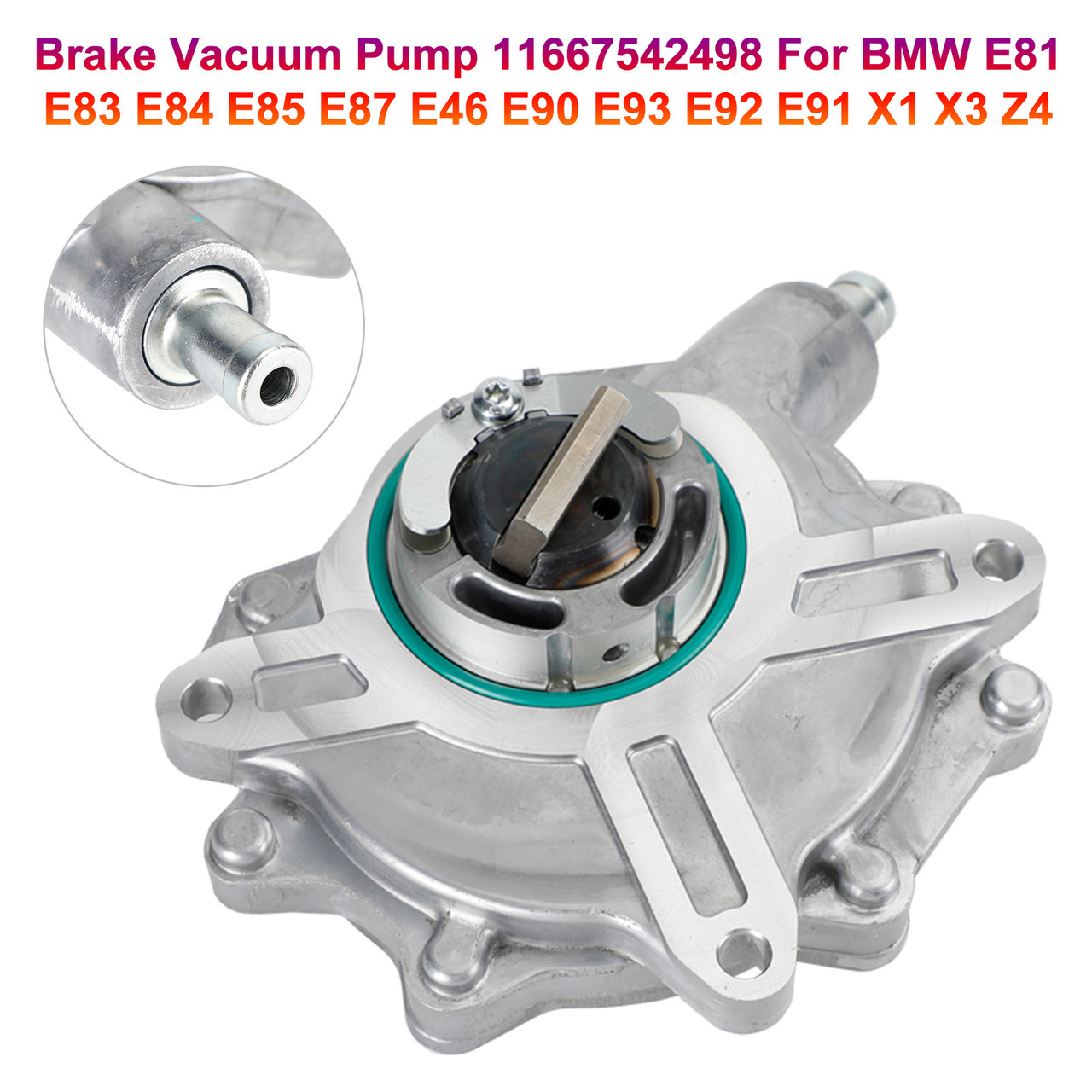 Brake Vacuum Pump 11667542498 For BMW E81 E83 E84 E85 E87 E46 E90 E93 E92 E91 X1 X3 Z4