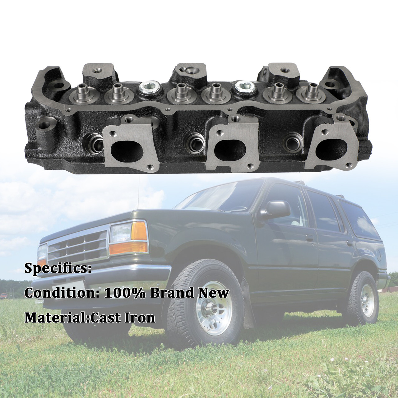 91-94 Ford Explorer Bare Cylinder Head F5TZ6049B 4.0L