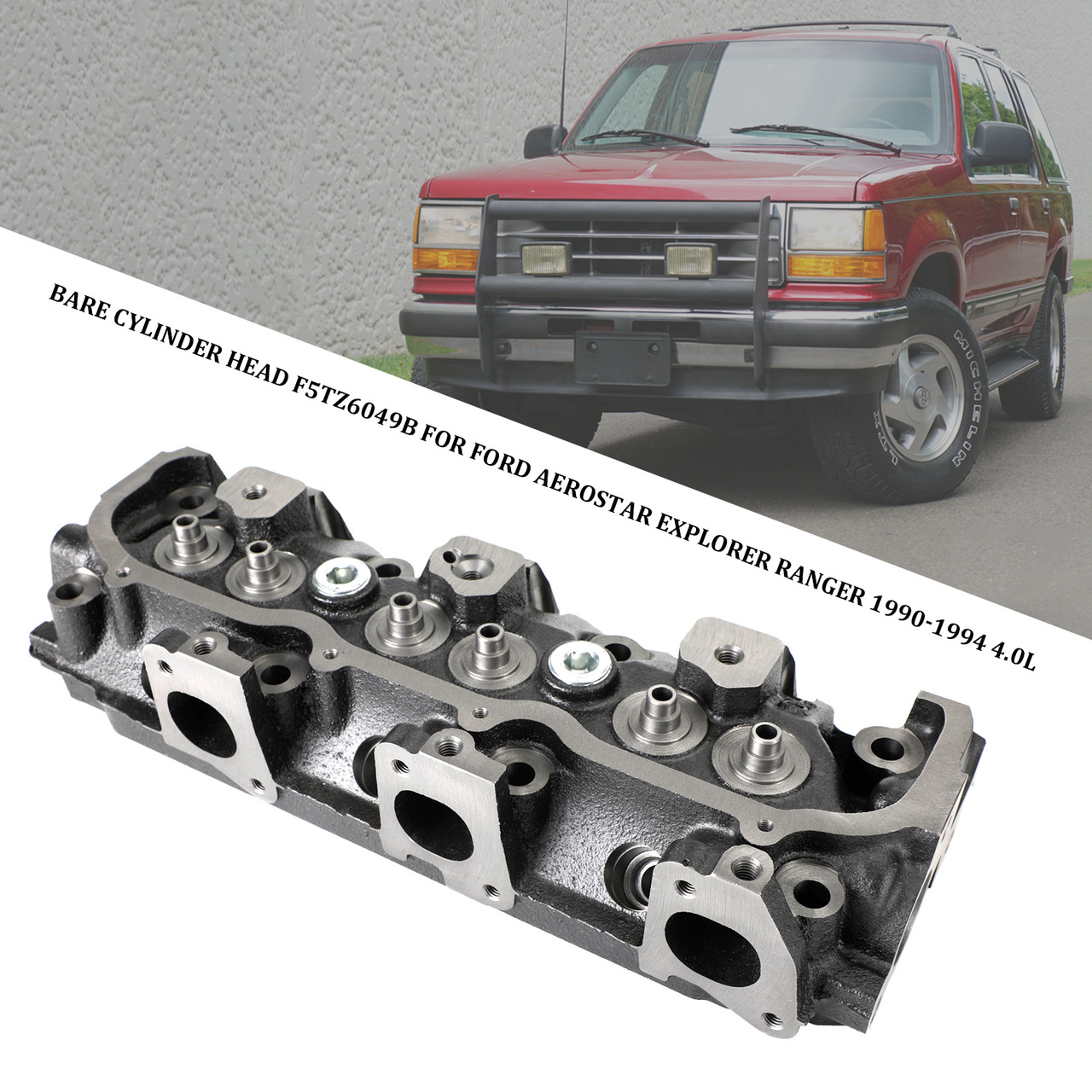 1990 1993 1994 Ford Ranger Bare Cylinder Head F5TZ6049B 4.0L