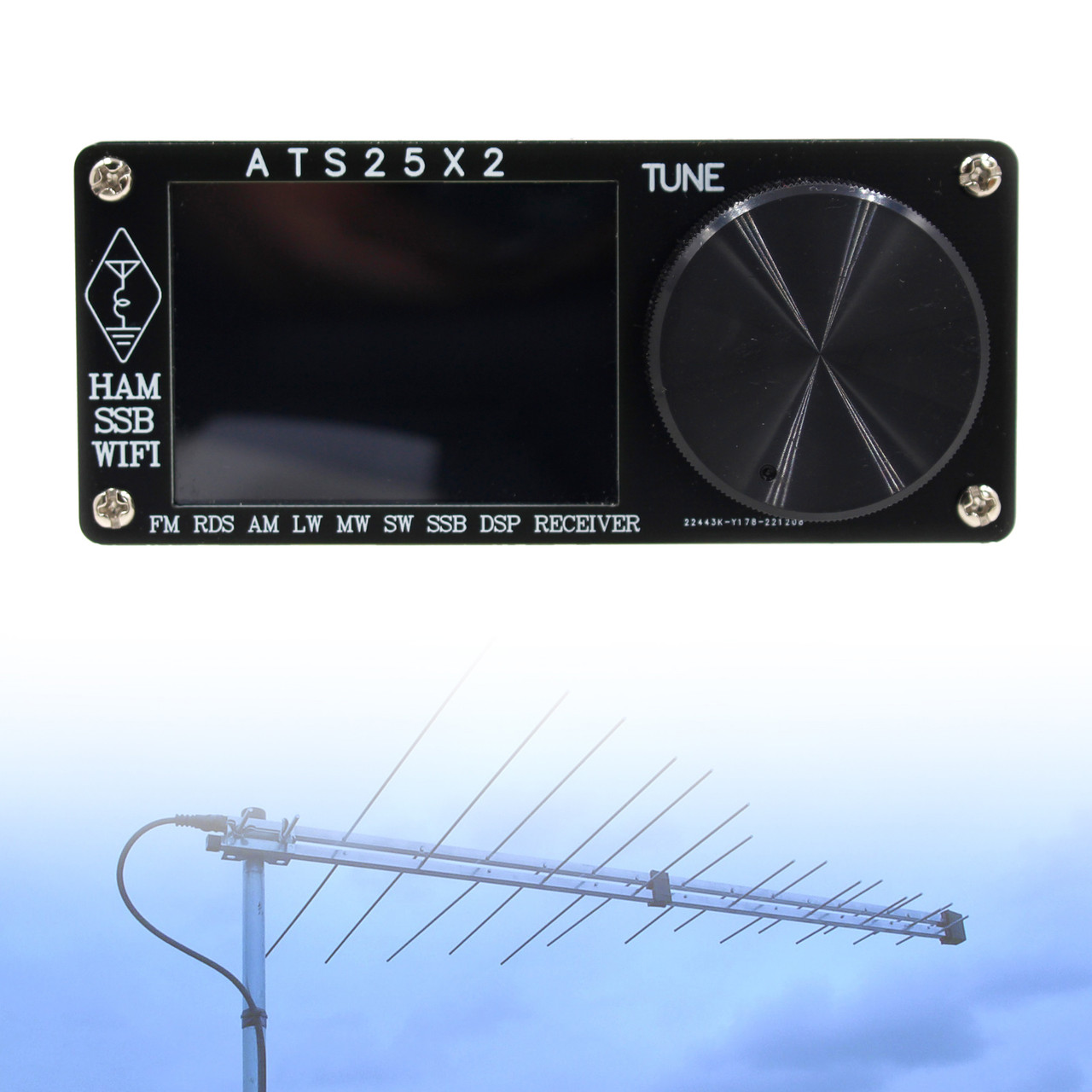 Upgraded ATS-25X2 APP Network WIFI All Band DSP Radio Receiver FM