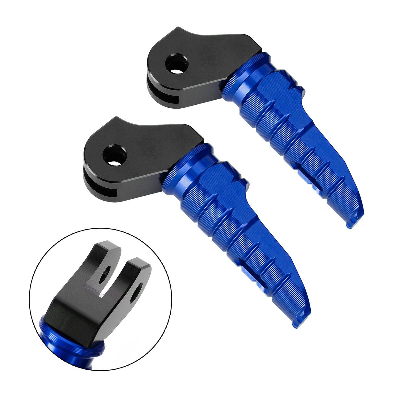 Front Footrests Foot Peg fit for Bonneville T100 T120 GAOKINMOTO GK1200 21-2022 BLUE