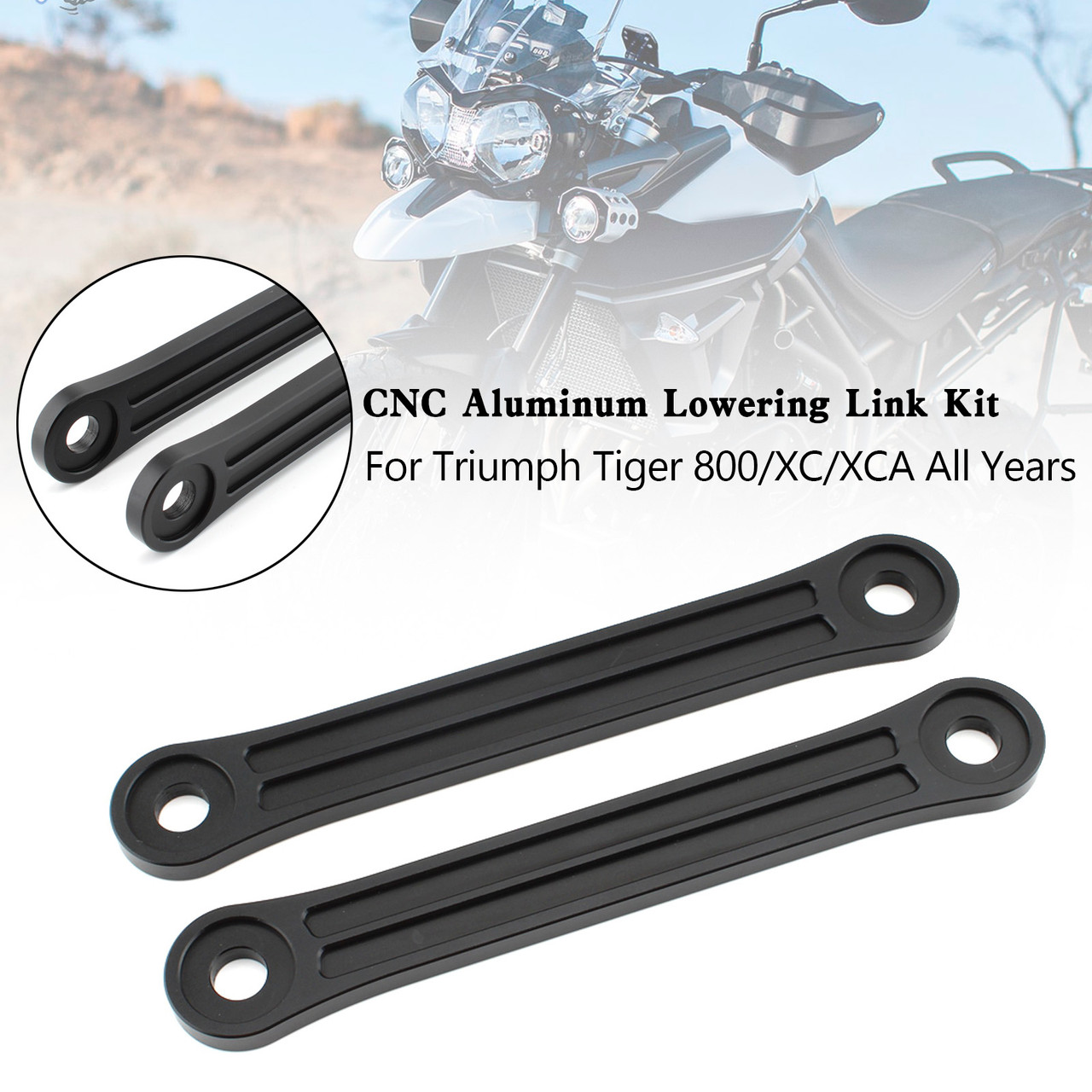 CNC Aluminum Lowering Link Kit 20mm For Tiger 800 XC XCA All Years