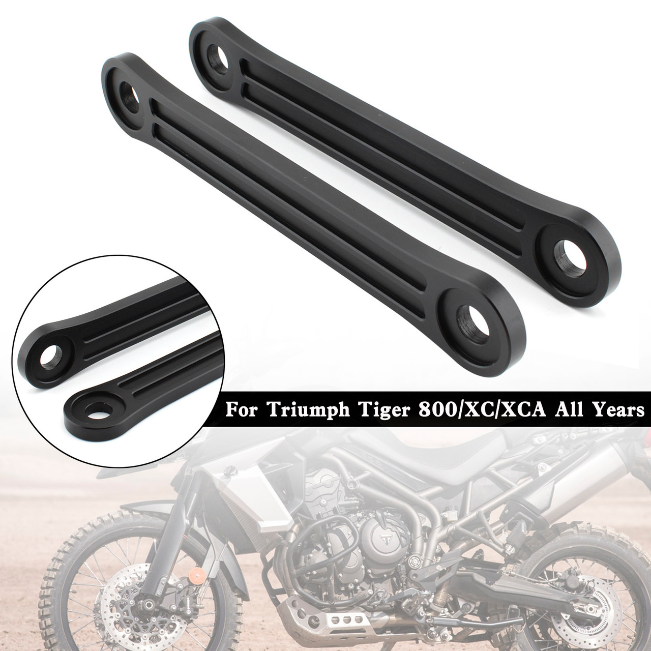 CNC Aluminum Lowering Link Kit 20mm For Tiger 800 XC XCA All Years