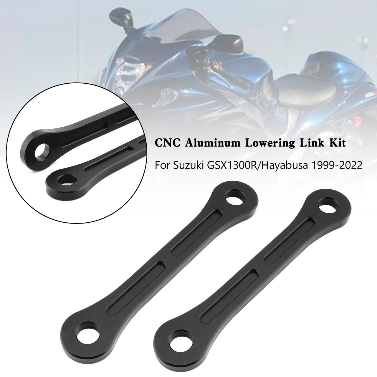 CNC Lowering Link Kit 35mm For Suzuki GSX1300R Hayabusa GSXR 1300 1999-2022