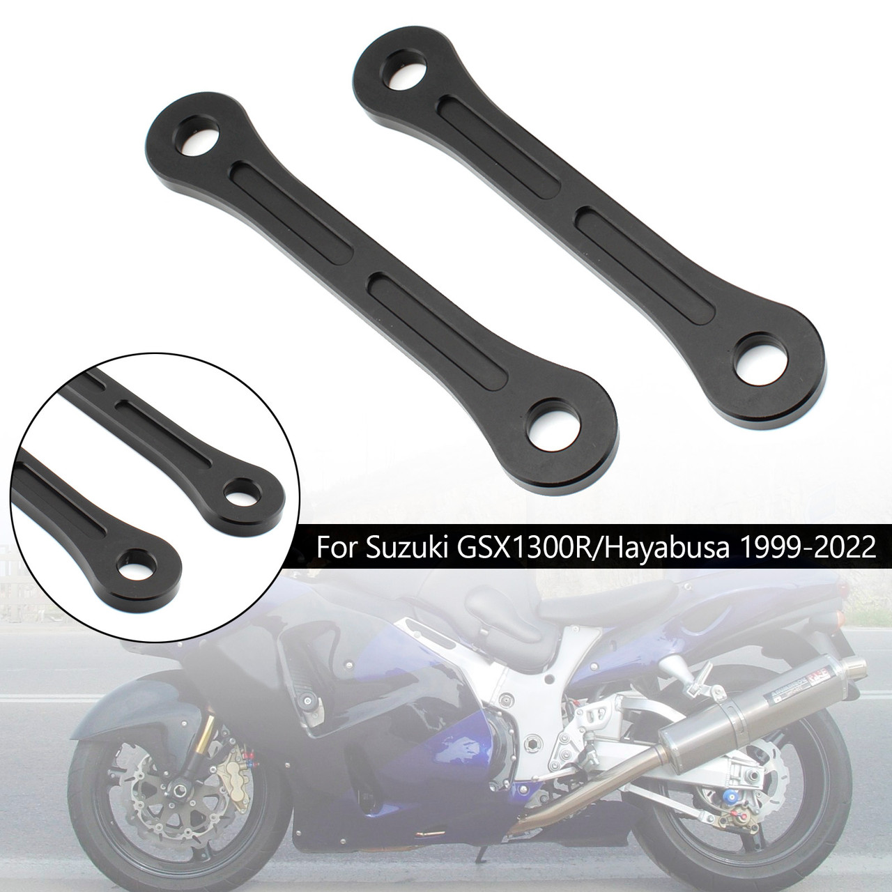 CNC Lowering Link Kit 35mm For Suzuki GSX1300R Hayabusa GSXR 1300 1999-2022