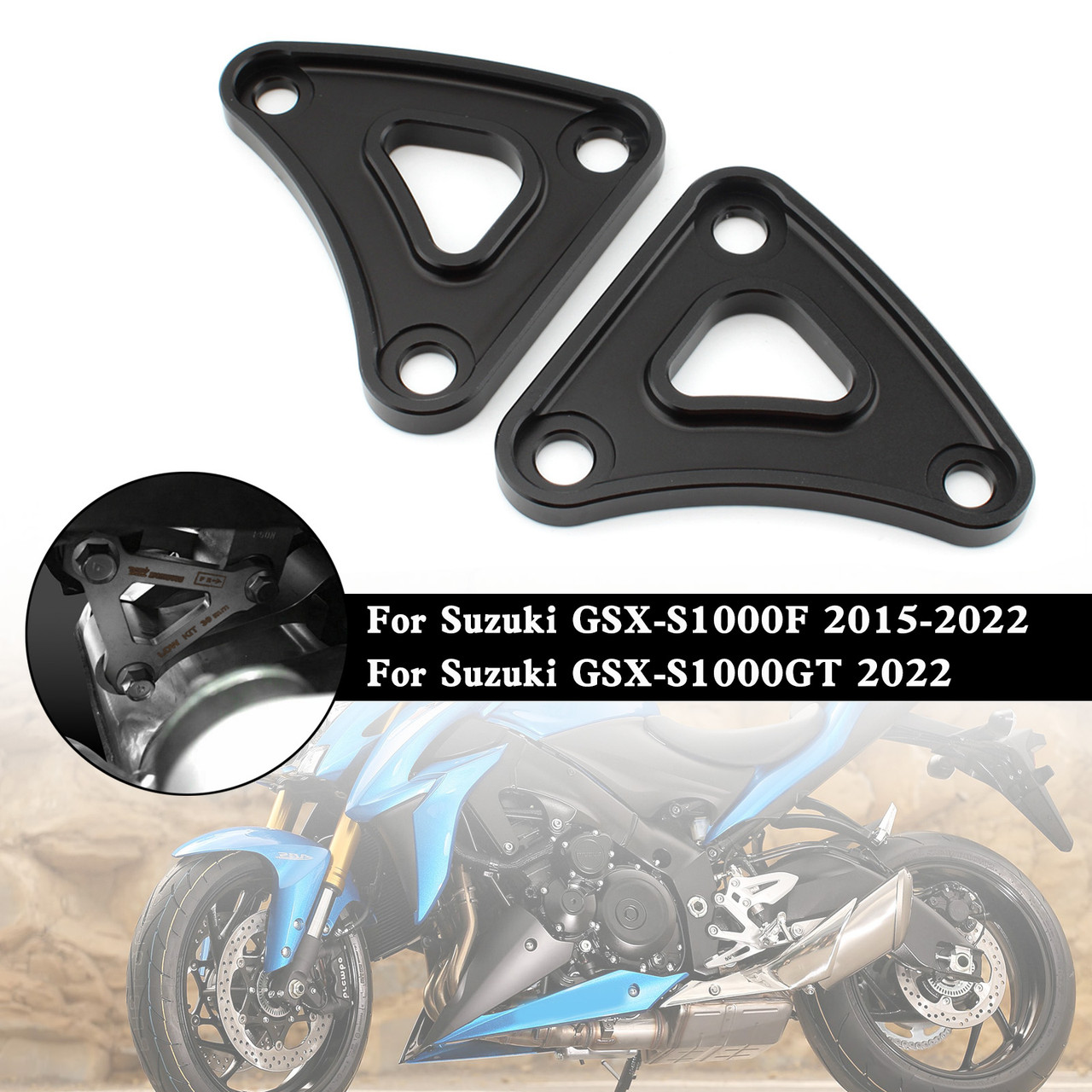 CNC Aluminum Lowering Link Kit 20mm For Suzuki GSX-S1000 GSXS1000 2015-2022