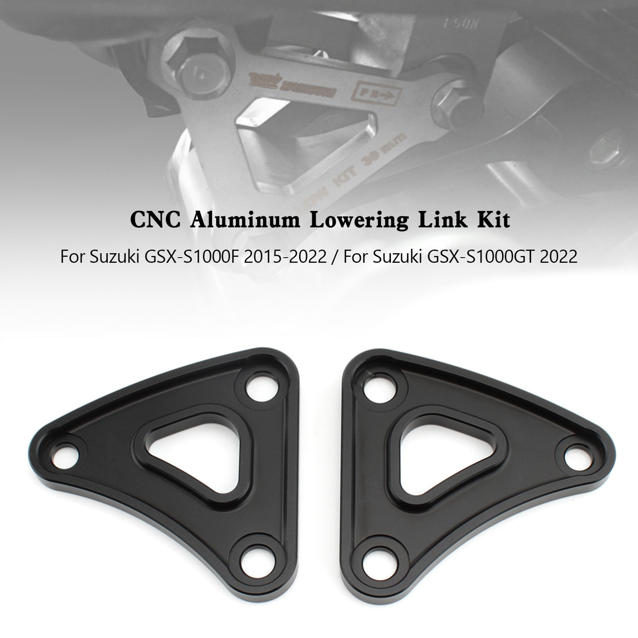 CNC Aluminum Lowering Link Kit 20mm For Suzuki GSX-S1000 GSXS1000 2015-2022