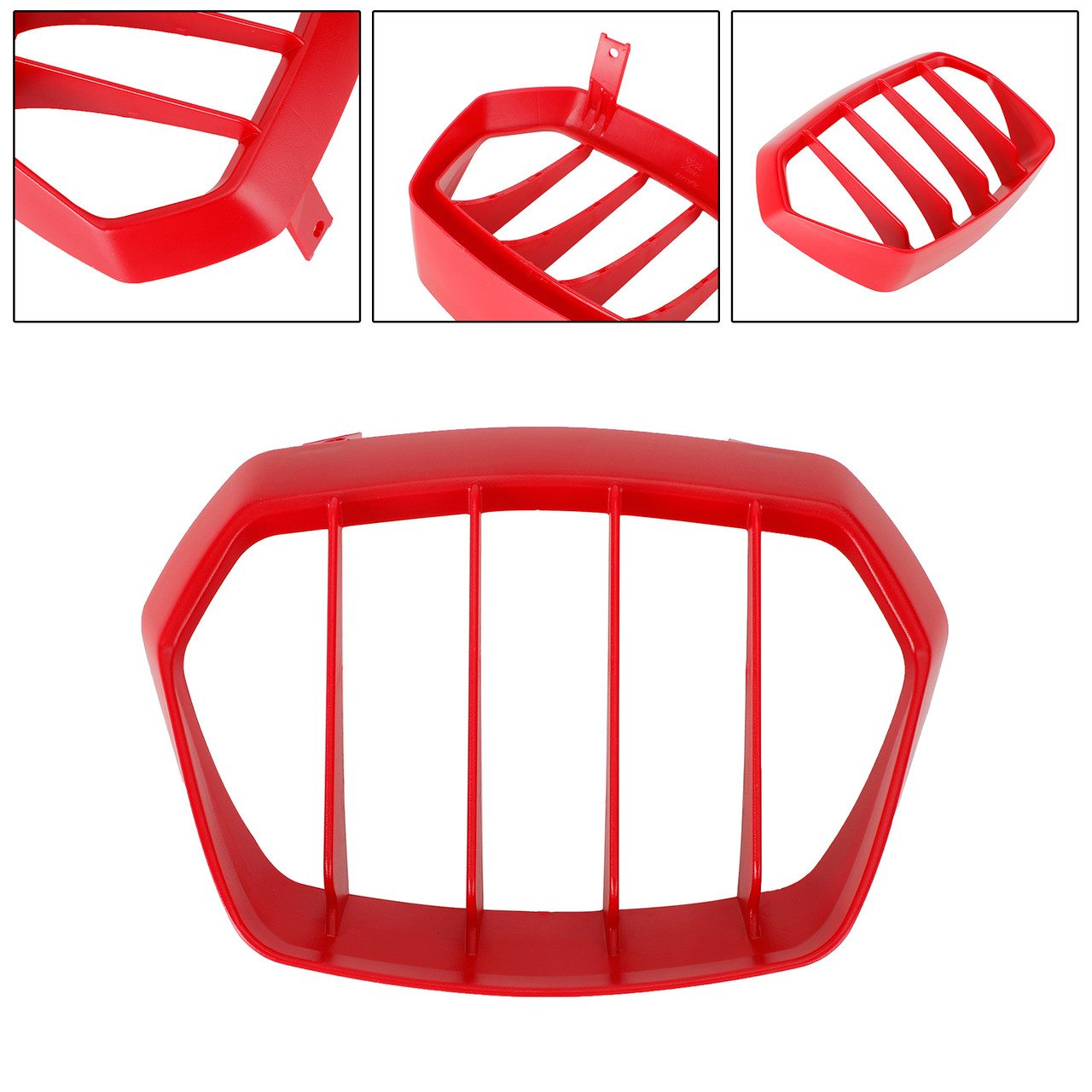 Front Headlight Guard Cover Grille Red Fit For Vespa Sprint 150 2016-2021 17