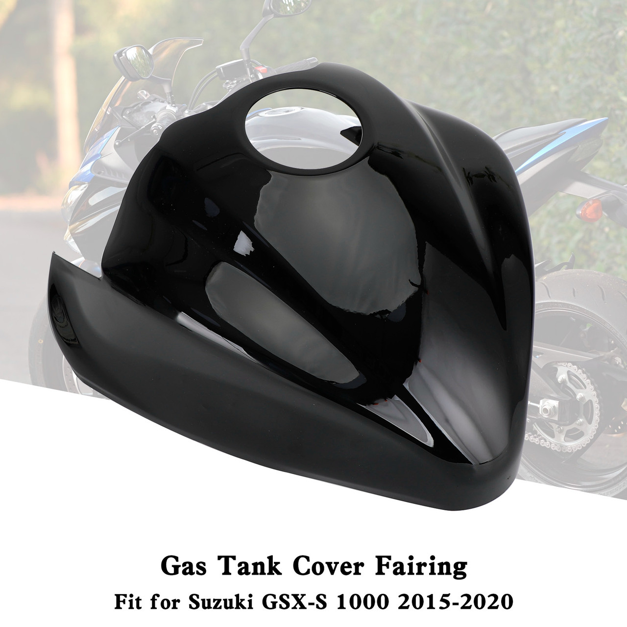 Gas Tank Cover Guard Fairing Protector For Suzuki GSX-S 1000 GSXS 2015-2020 BLK