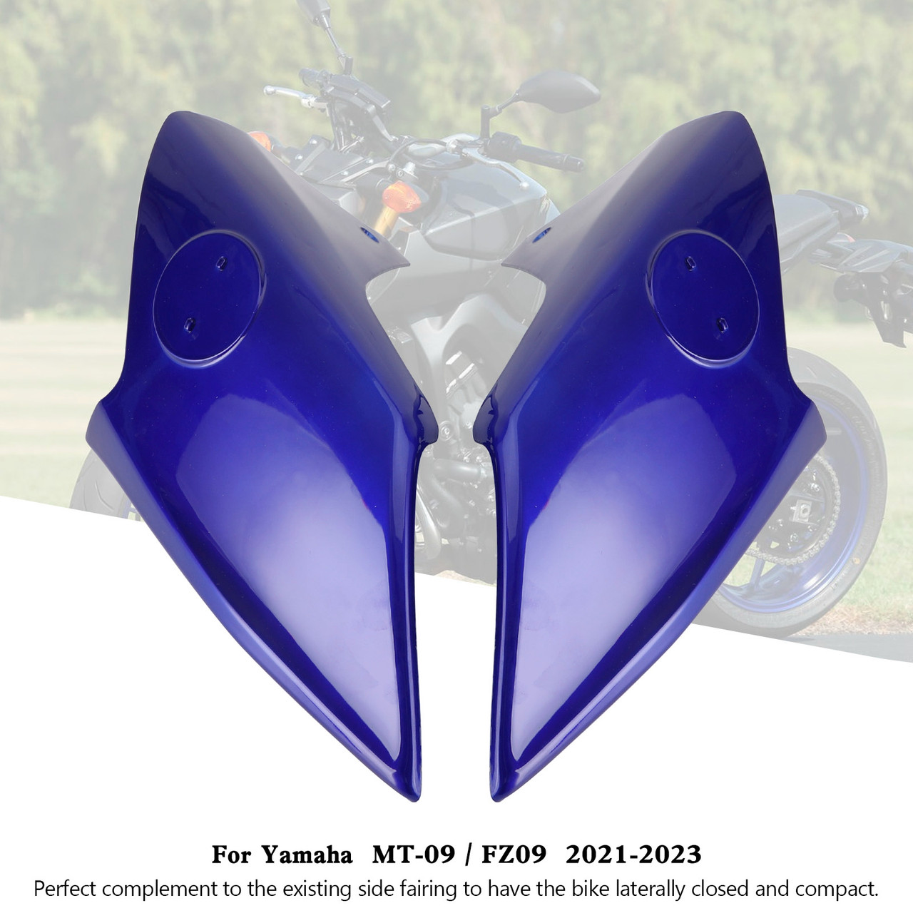 Air Intake Covers Tank Side Panel Fairing For Yamaha MT-09 FZ09 2021-2023 BLU