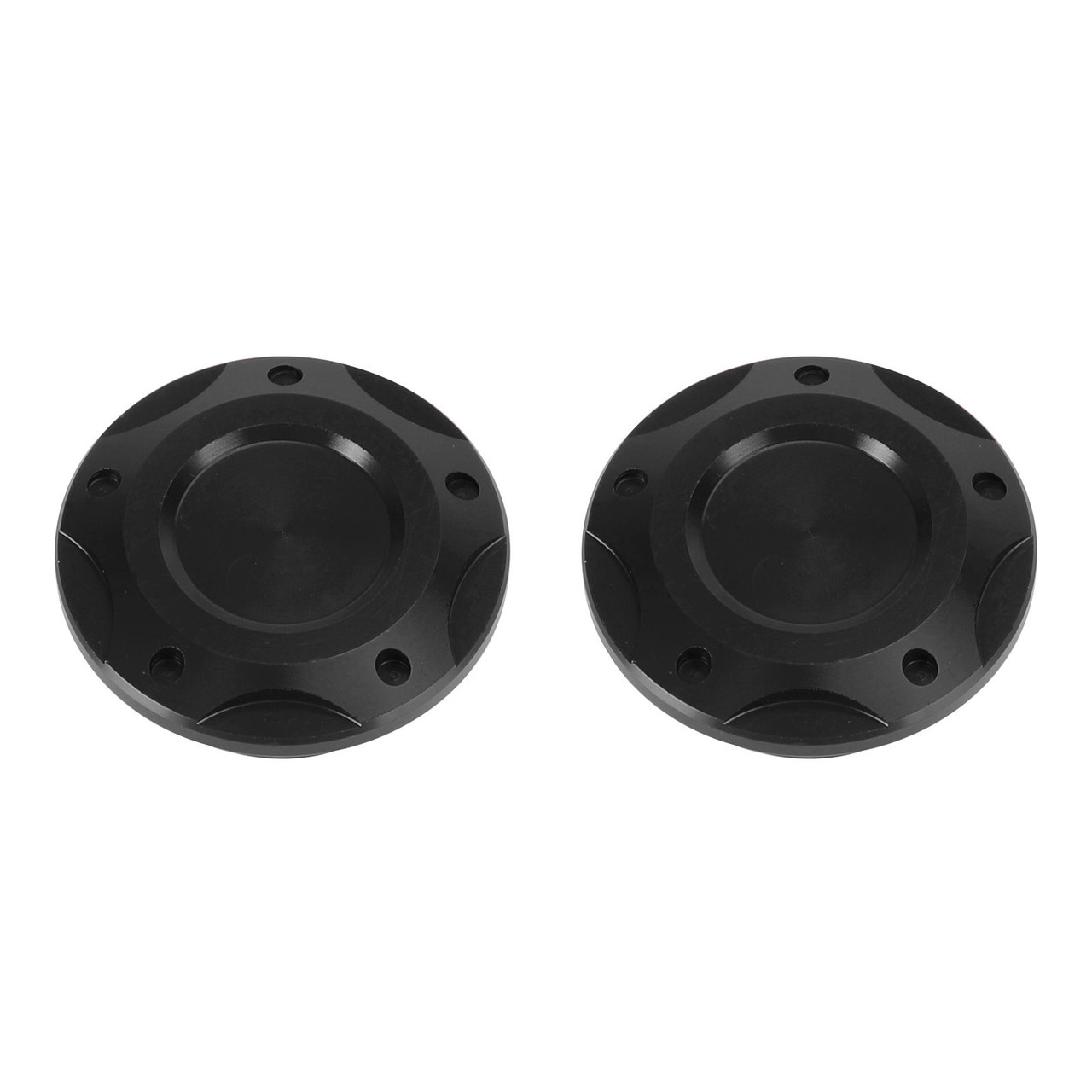 Frame Plugs Inserts Pair Black For Yamaha MT-03 MT03 MT-25 MT25 YZF-R3 2015-2022