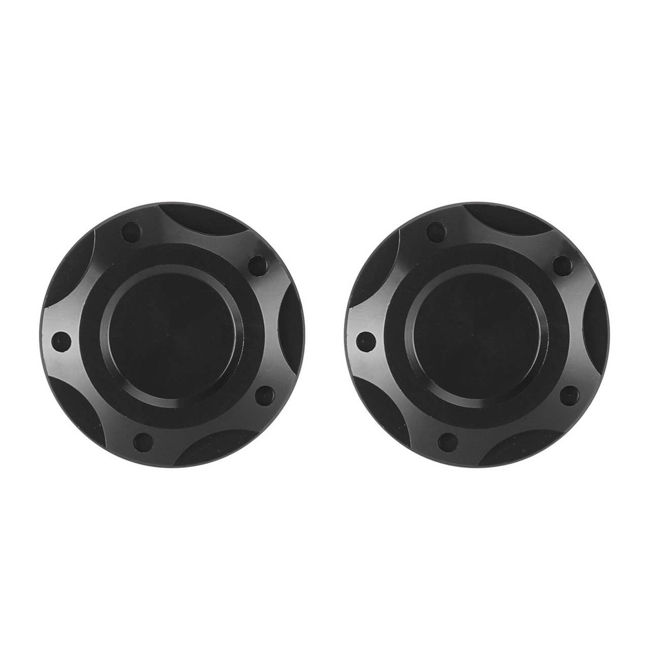 Frame Plugs Inserts Pair Black For Yamaha MT-03 MT03 MT-25 MT25 YZF-R3 2015-2022