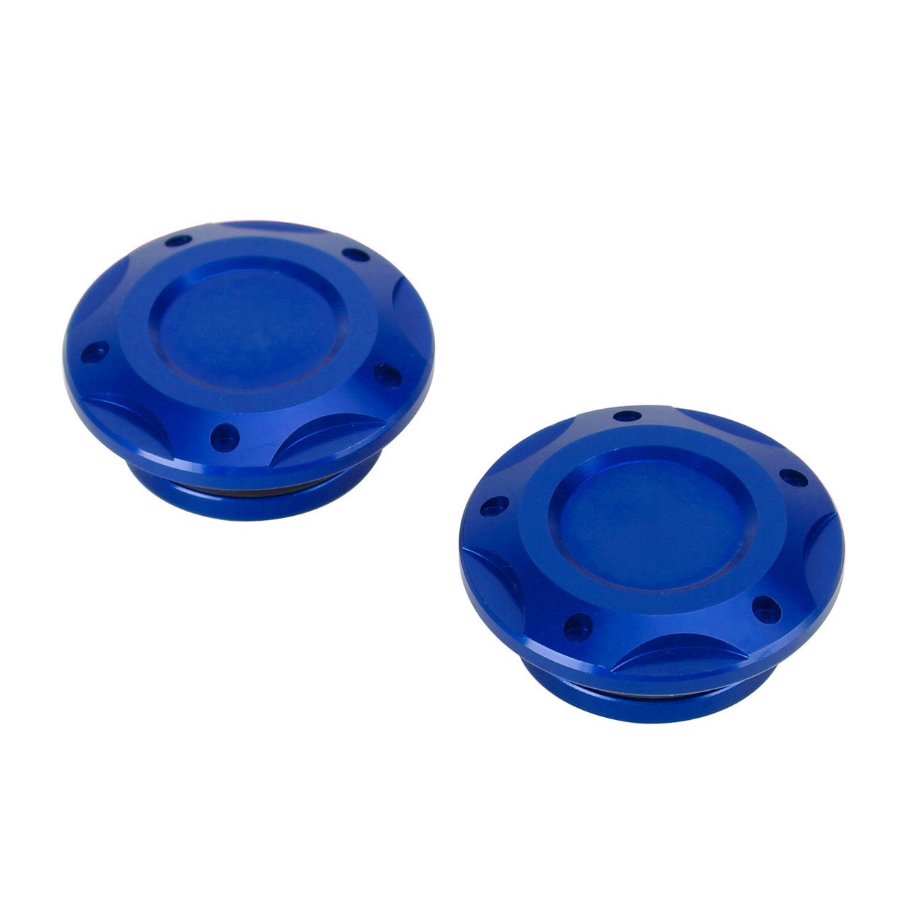 Frame Plugs Inserts Pair Blue For Yamaha MT-03 MT03 MT-25 MT25 YZF-R3 2015-2022