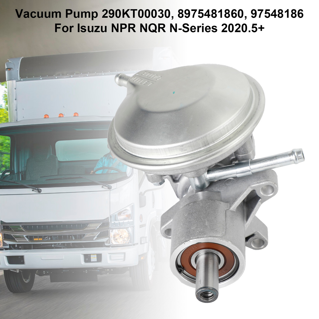 Vacuum Pump 290KT00030, 8975481860, 97548186 For Isuzu NPR NQR N-Series 2020.5+