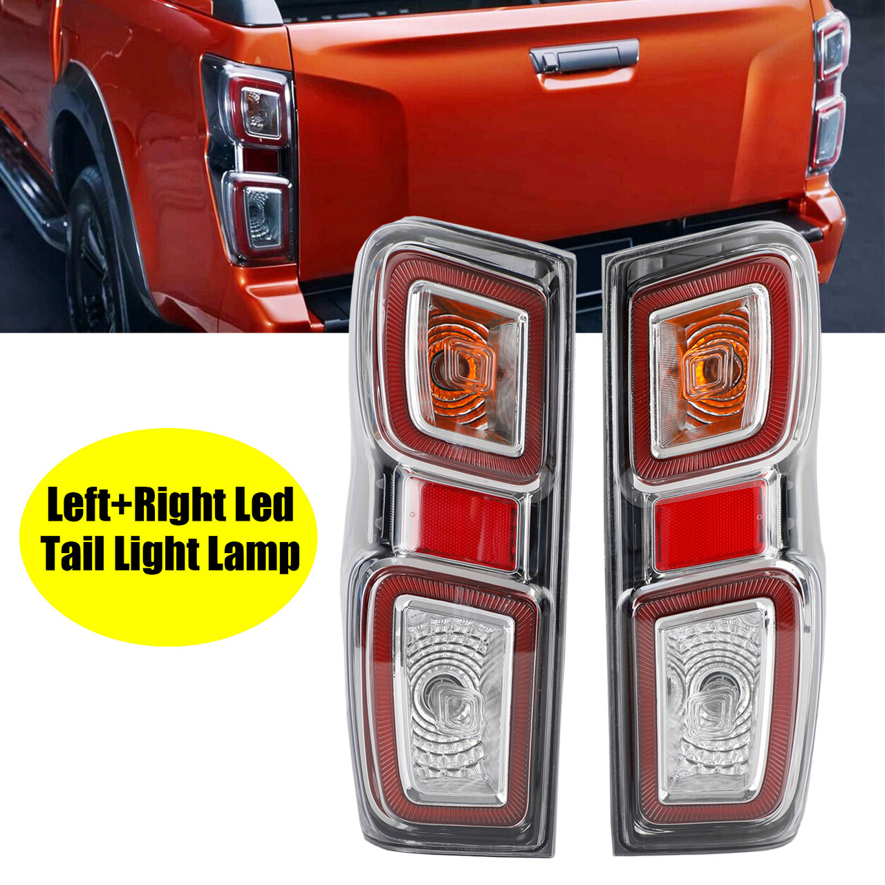 L+R Led Tail Light Lamp For Isuzu D-max Pickup 2020-2022 - Mad Hornets