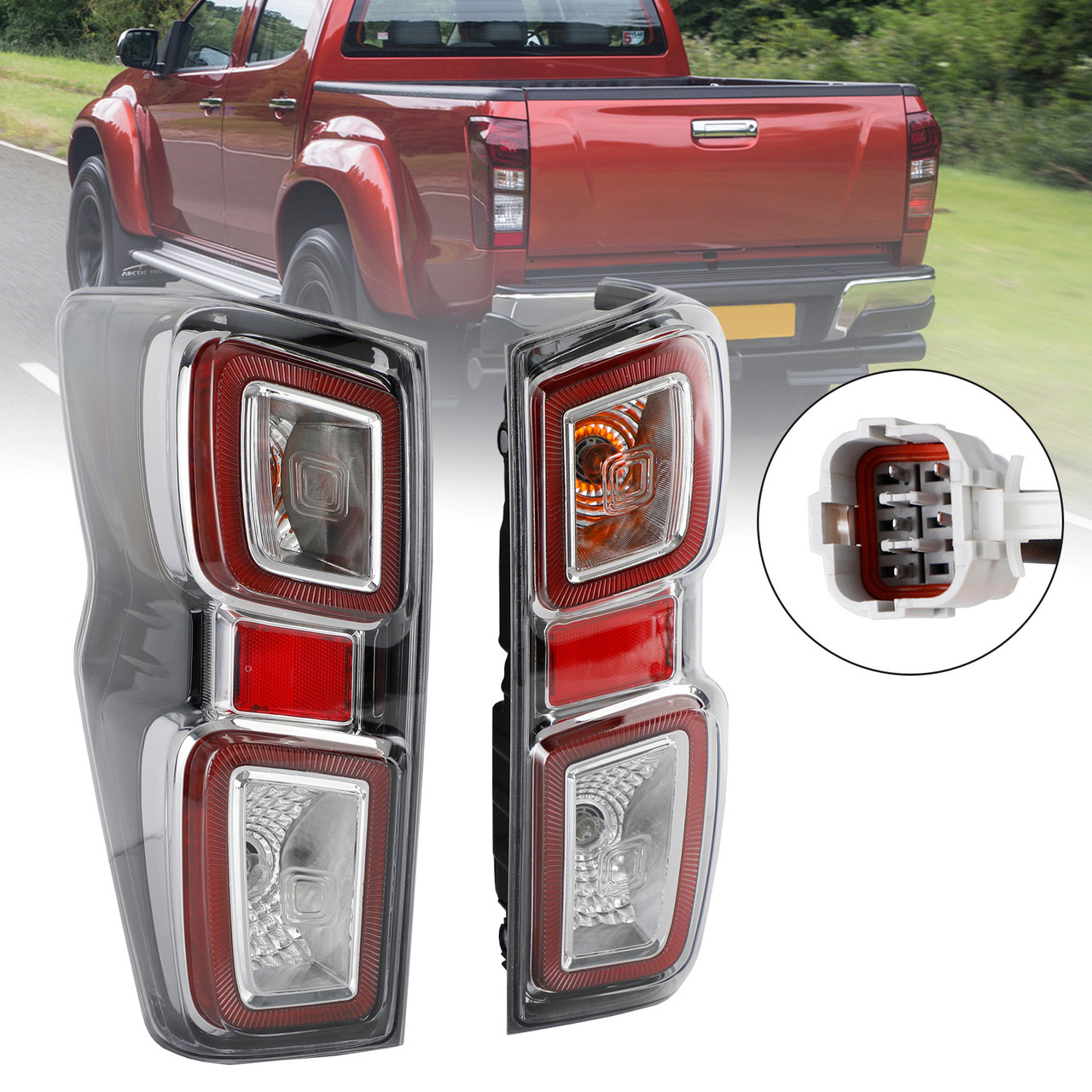 L+R Led Tail Light Lamp For Isuzu D-max Pickup 2020-2022