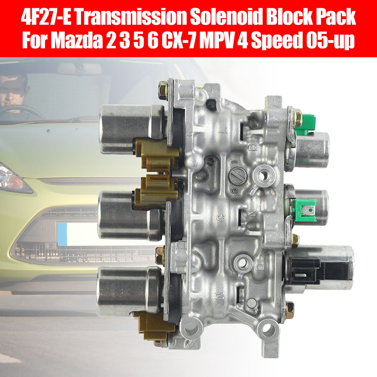 4F27-E Transmission Solenoid Block Pack For Mazda 2 3 5 6 CX-7 MPV