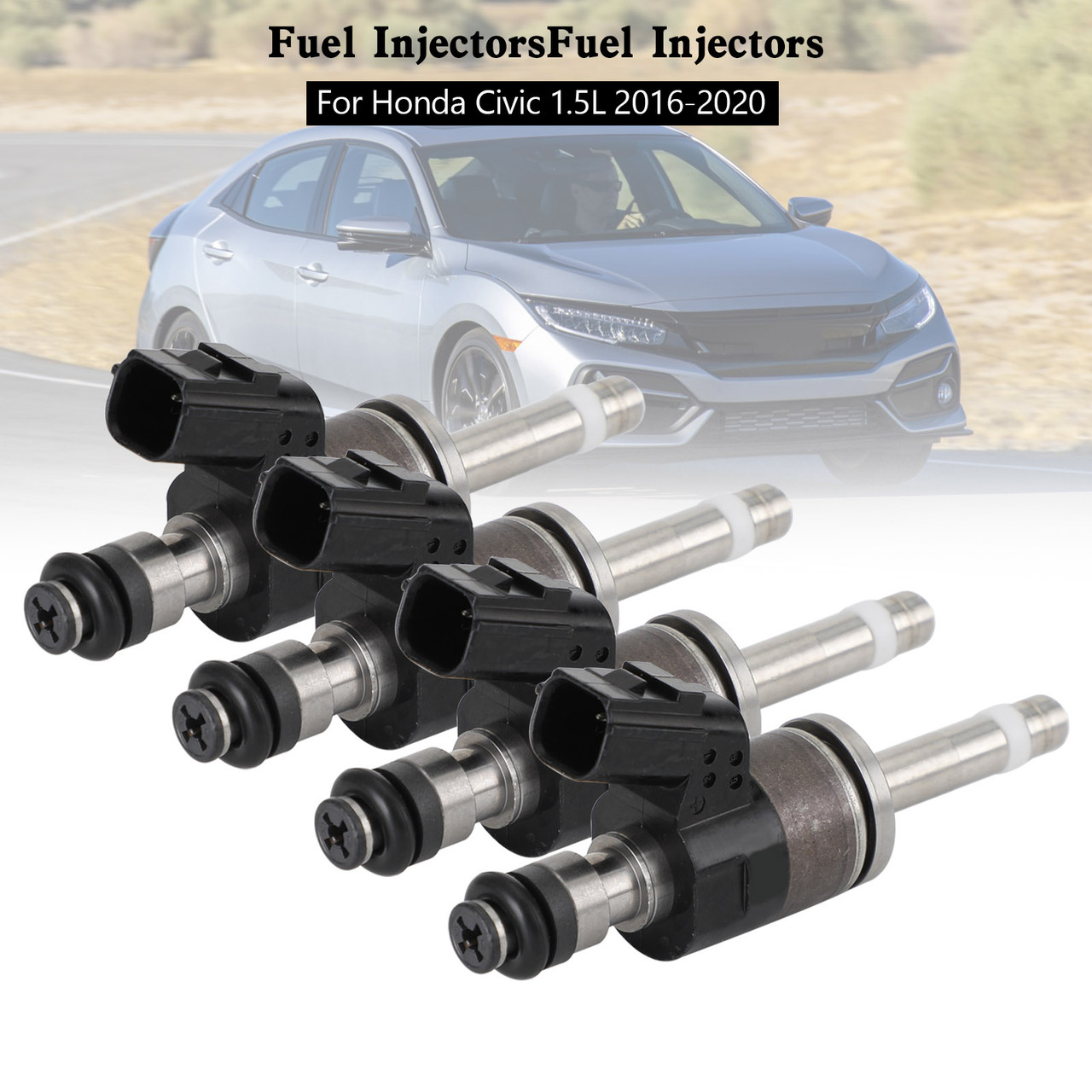 4PCS Fuel Injectors 16010-59B-315 Fit Honda Civic 1.5L 2016-2020 16010-59B-305