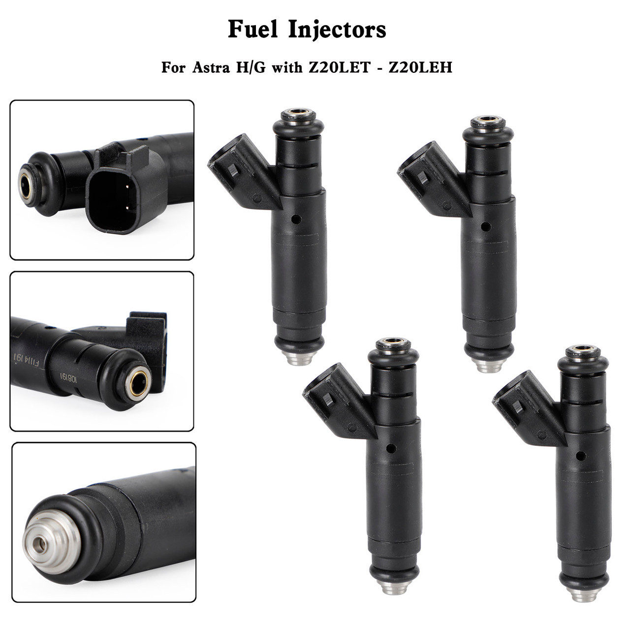 4PCS Fuel Injectors Fit Vauxhall VXR Z20LEH Z20LET GSI ASTRA Fit Opel 630CC