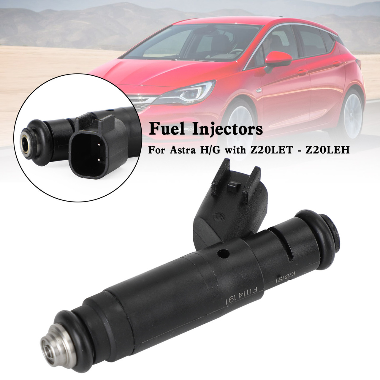 1PCS Fuel Injector Fit Vauxhall VXR Z20LEH Z20LET GSI ASTRA Fit Opel 630CC