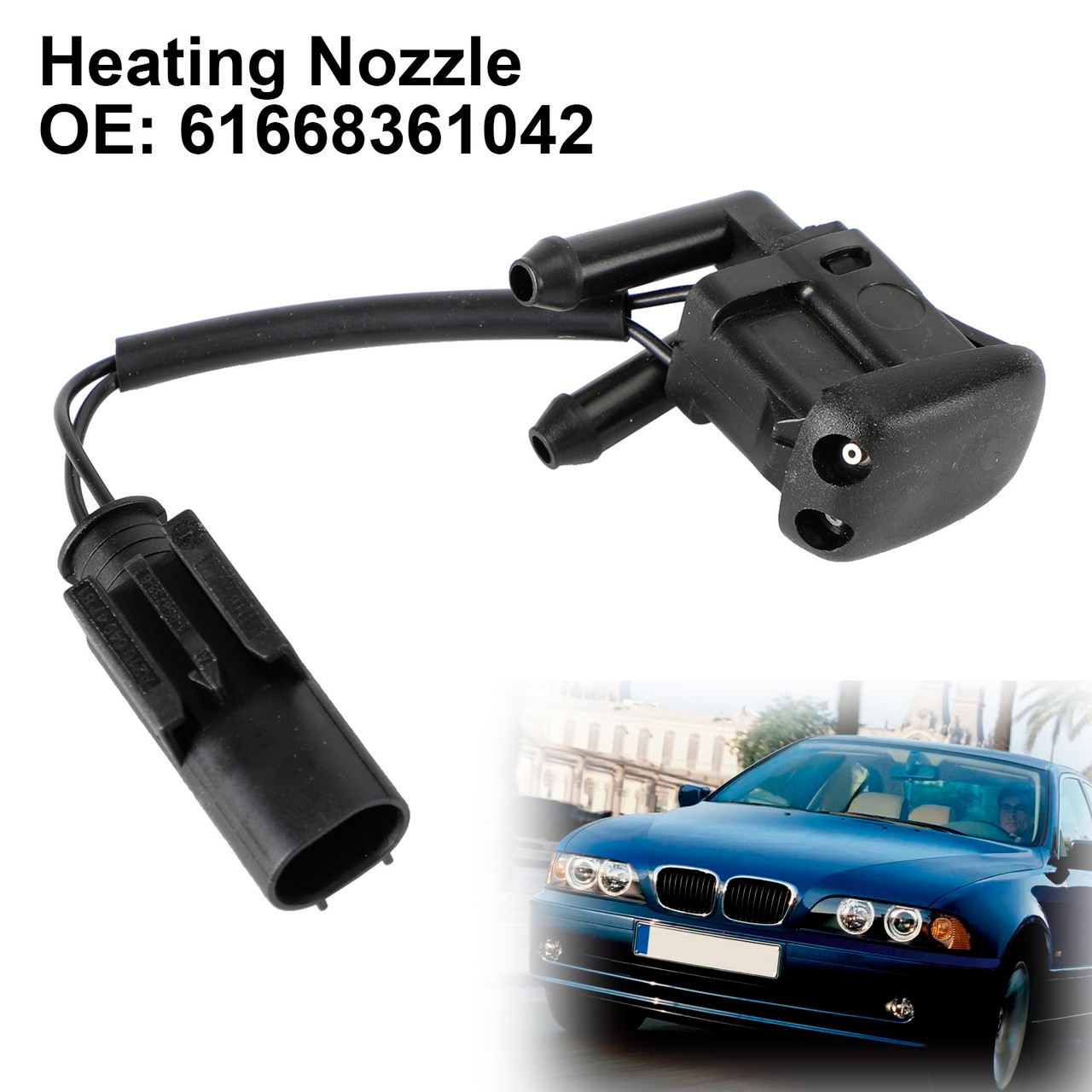 Windshield Wiper Nozzle Spray Jet Heated for BMW 5 Series E39