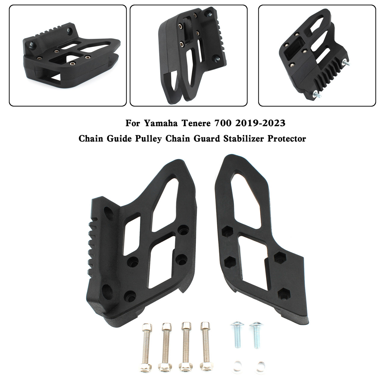 Chain Guide Pulley Chain Guard Stabilizer For Yamaha Tenere 700 XTZ 2019+