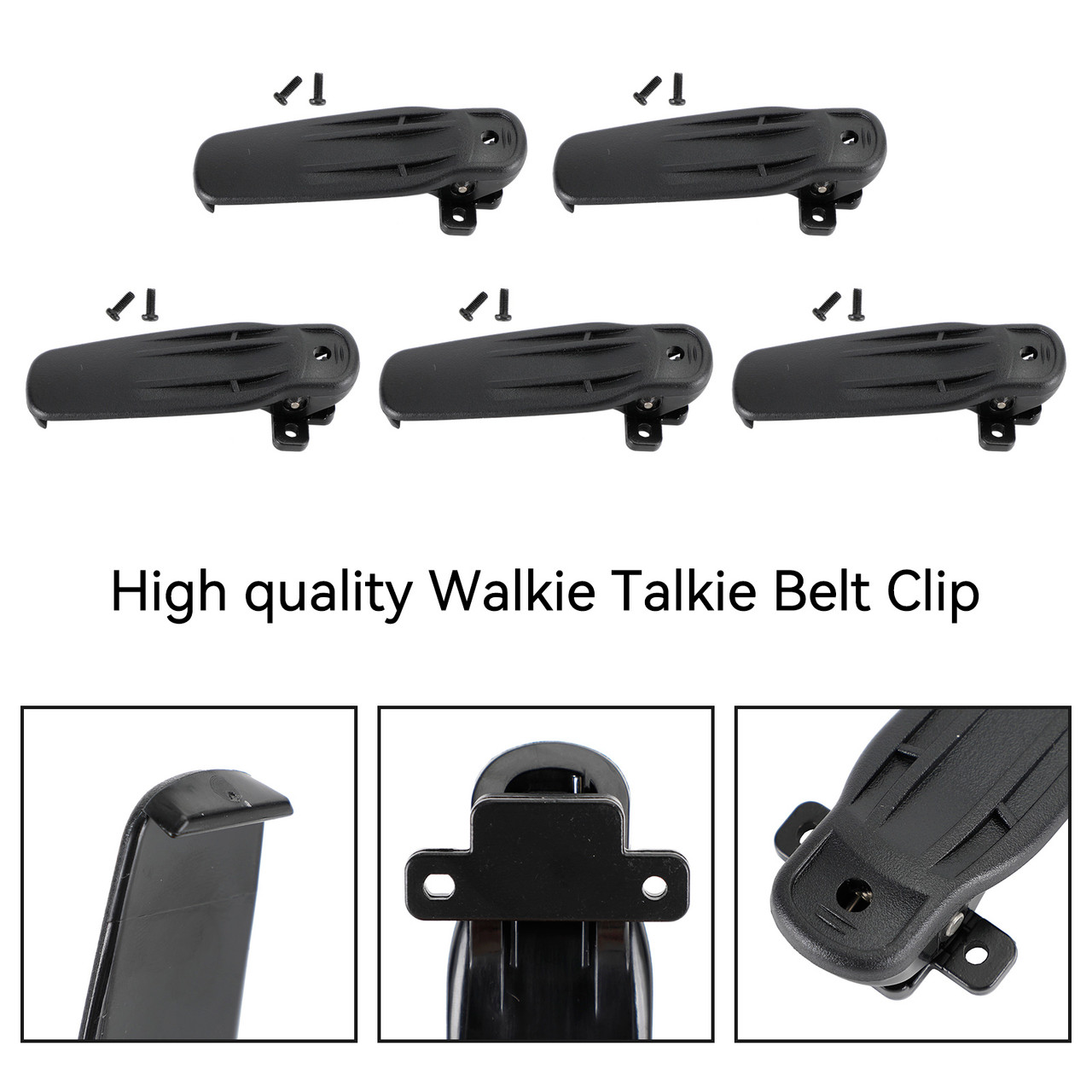 5X Back Pocket Clip Belt Clip For TK-2180 TK-3180 TK-5210 TK5220 Walkie Talkie