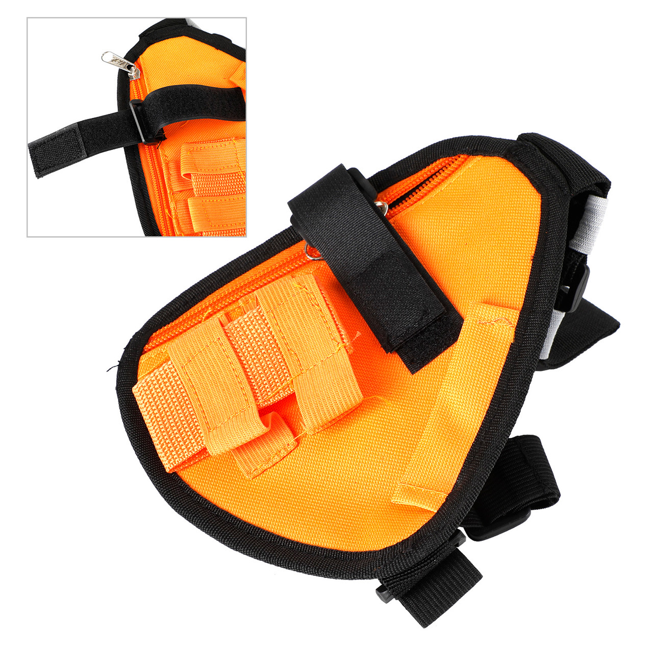 Tactical Multifunction Triangle Bag for Field Operations Radio Universal Orange