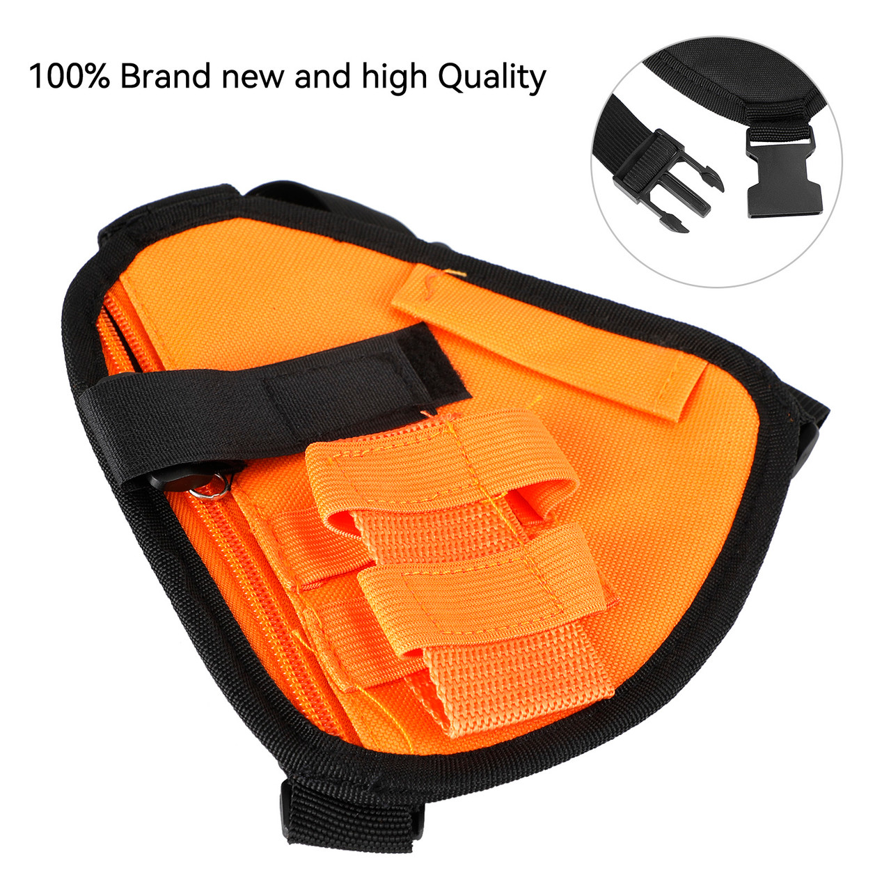 Tactical Multifunction Triangle Bag for Field Operations Radio Universal Orange