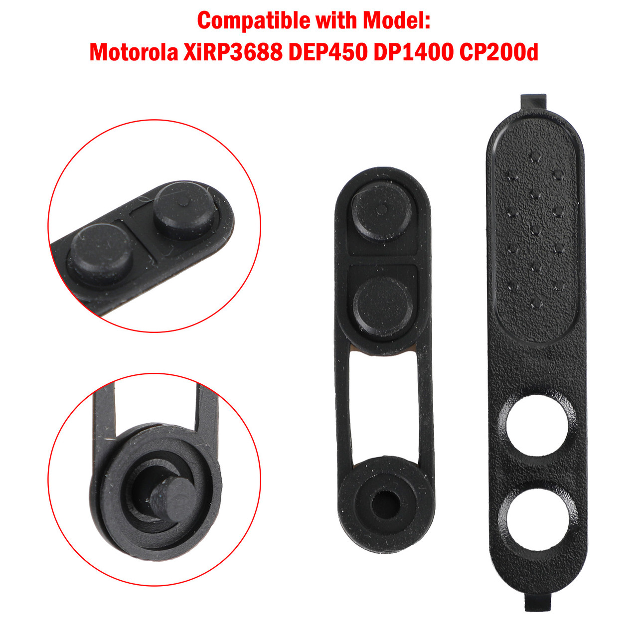 1x Talk PTT Walkie Talkie Launch Button Plastic Frame For XIR P3688 DEP450 DP1400