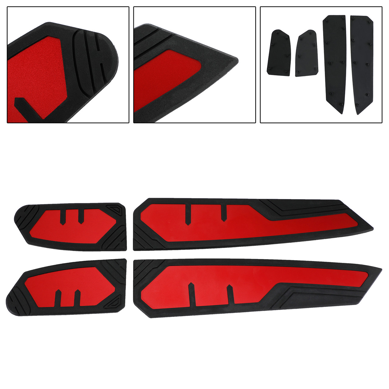 2018-2022 HONDA FORZA NSS 300/350 Footboard Foot Rest Pad Peg Pedal Mat Plate Red