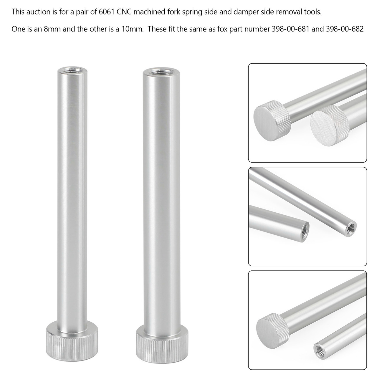 Spring & Damper side Removal Tool For FOX fork - clone of 398-00-681&398-00-682