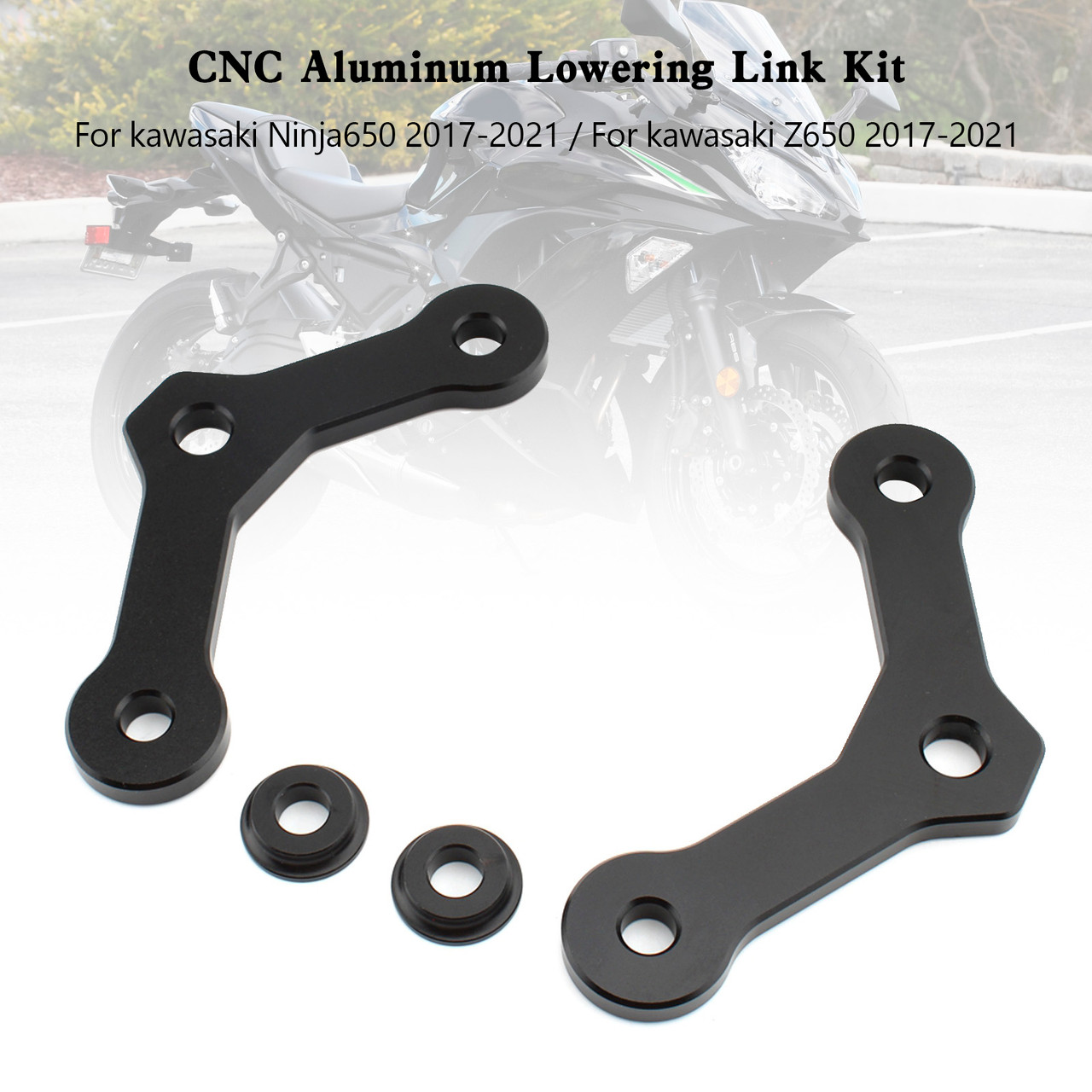 CNC Aluminum Lowering Link Kit 20mm For kawasaki Ninja650 Z650