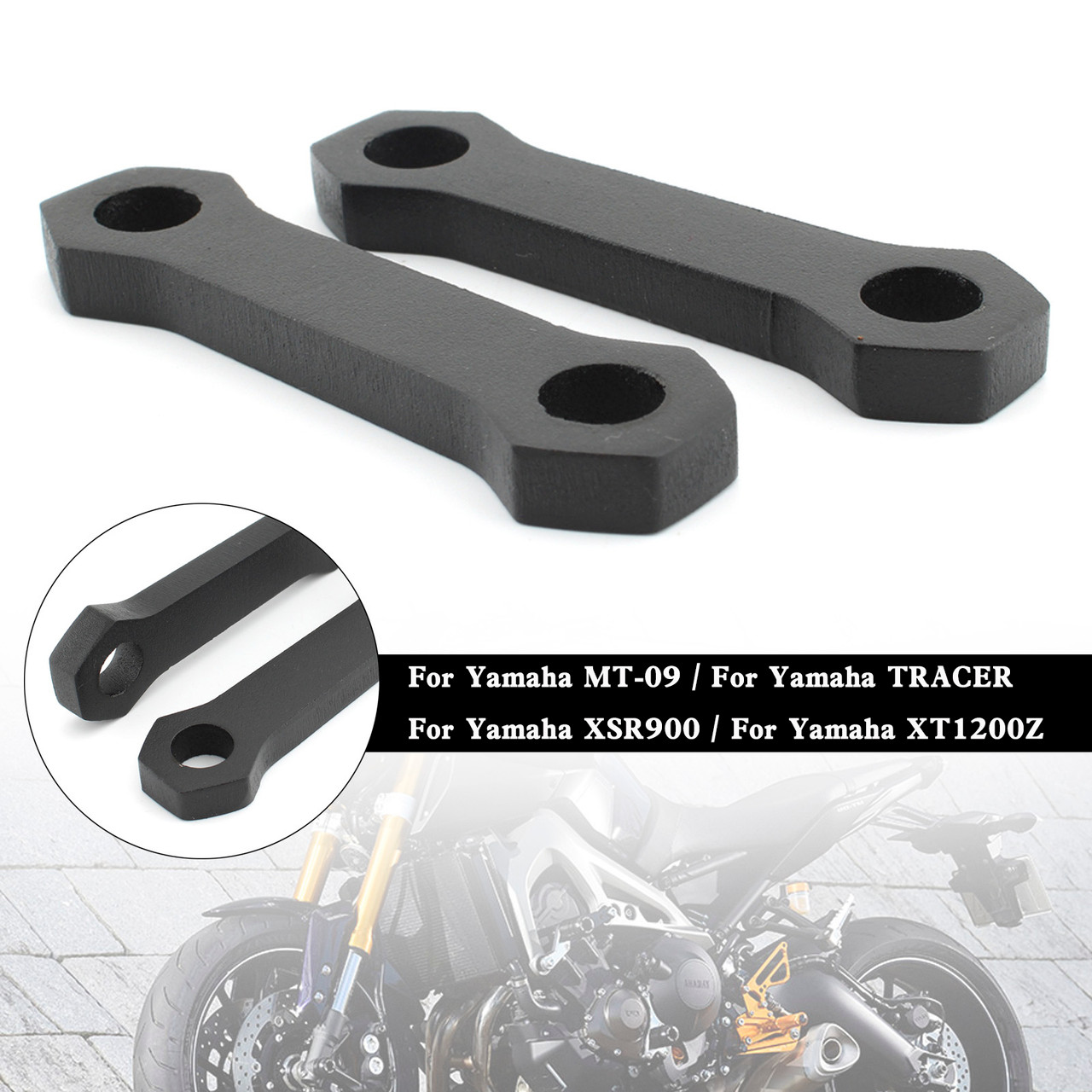 CNC Aluminum Lowering Link Kit For Yamaha MT-09 TRACER 900 XSR900