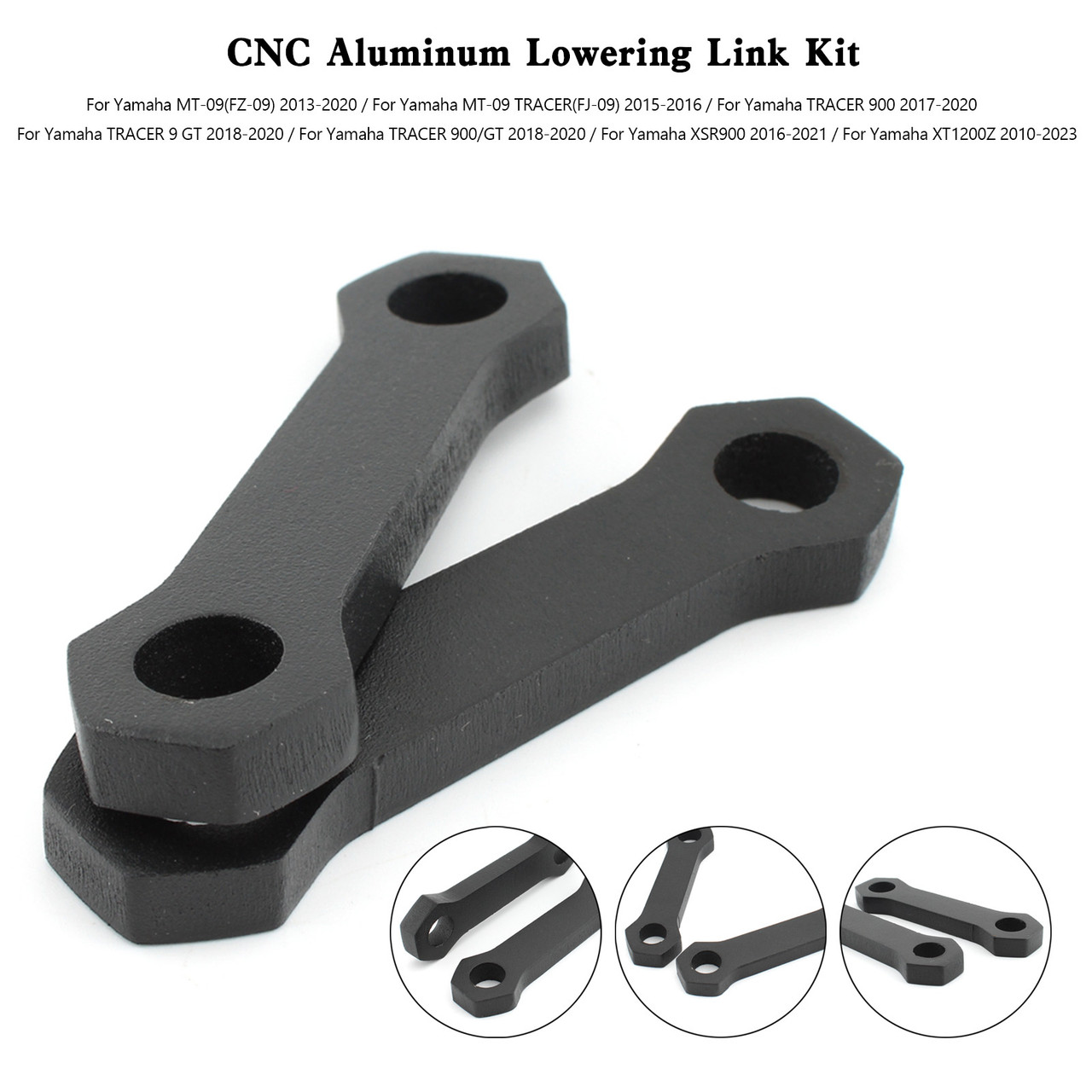CNC Aluminum Lowering Link Kit For Yamaha MT-09 TRACER 900 XSR900