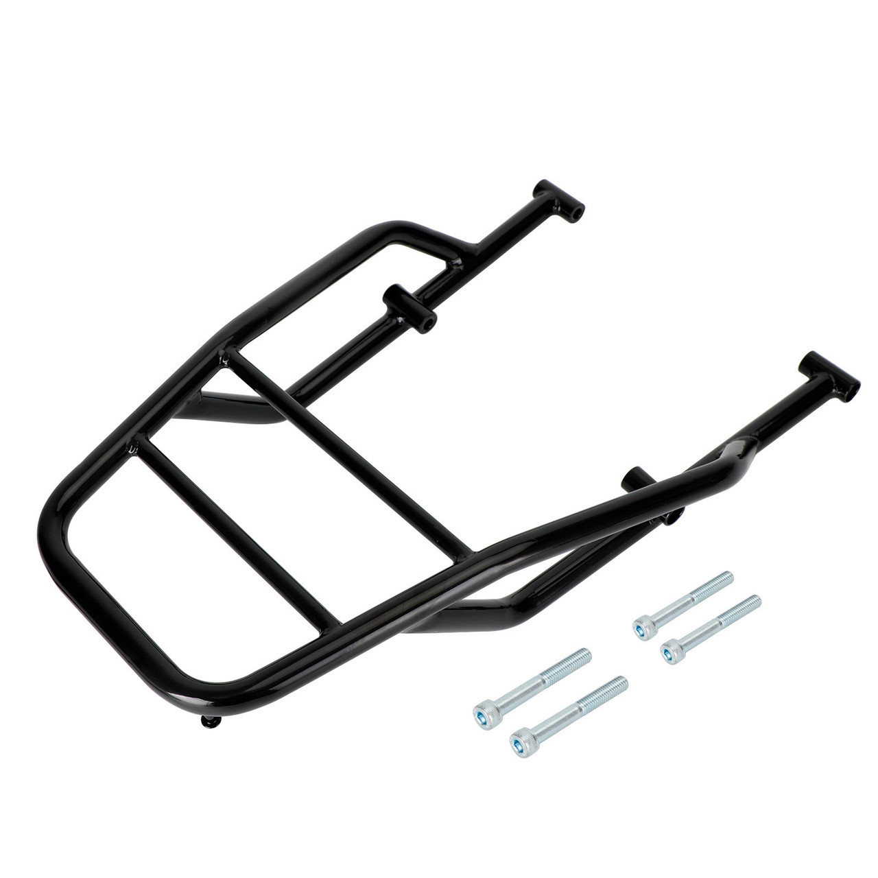Tube Rear Rack - Black For Royal Enfield Meteor 350 Luggage Carry Rack 2021 2022