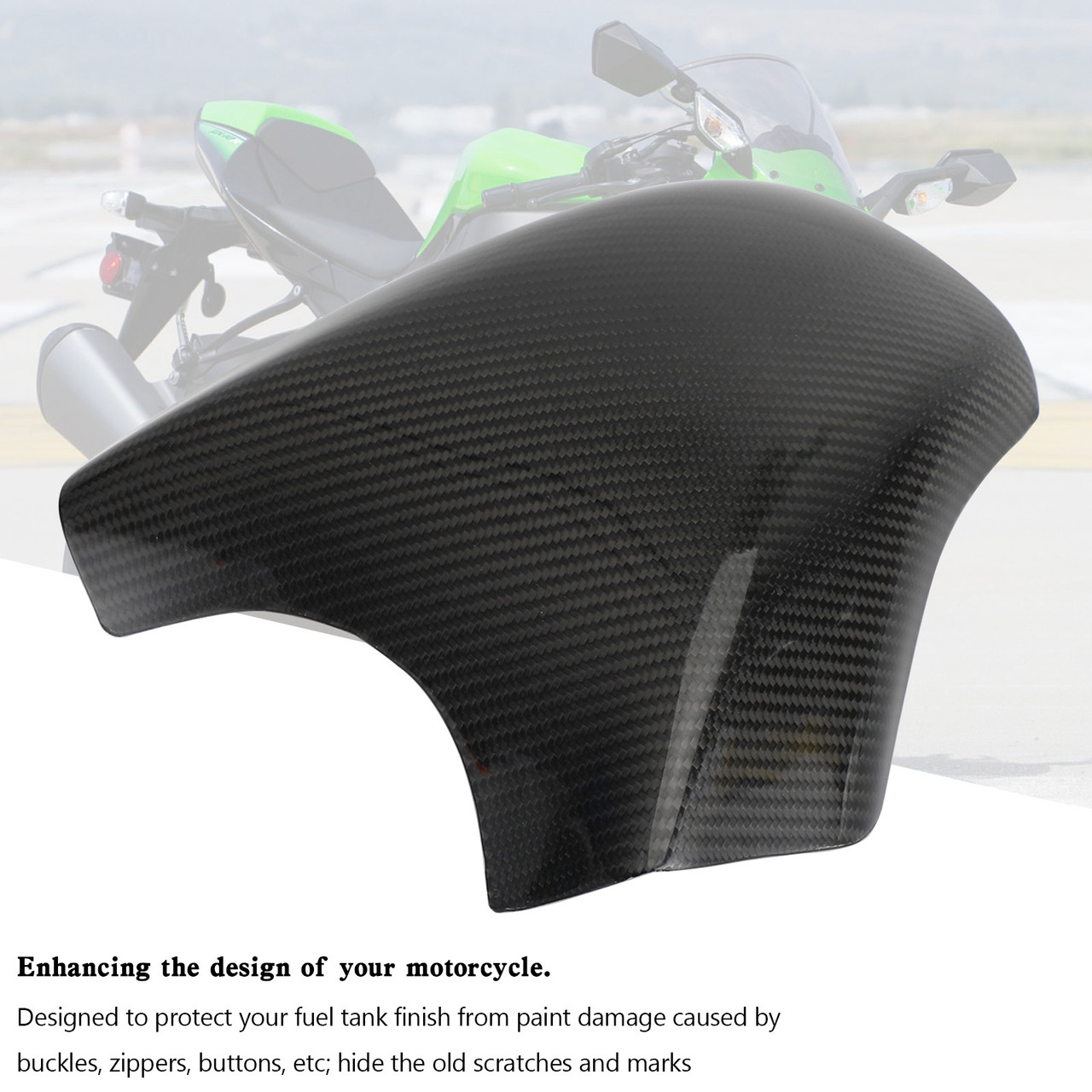 hide パネル Gas Tank Cover Panel Fairing Protector For Kawasaki Ninja ZX-10R