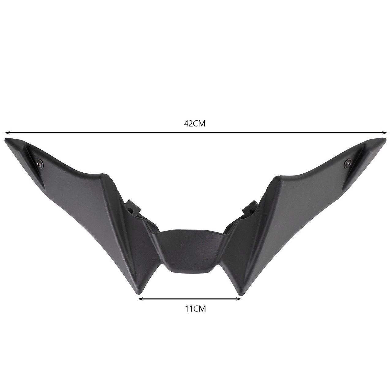 Front Fender Beak Lip Nose Cone Cover Spoilers For Yamaha MT-09 SP 2021-2023 BLK