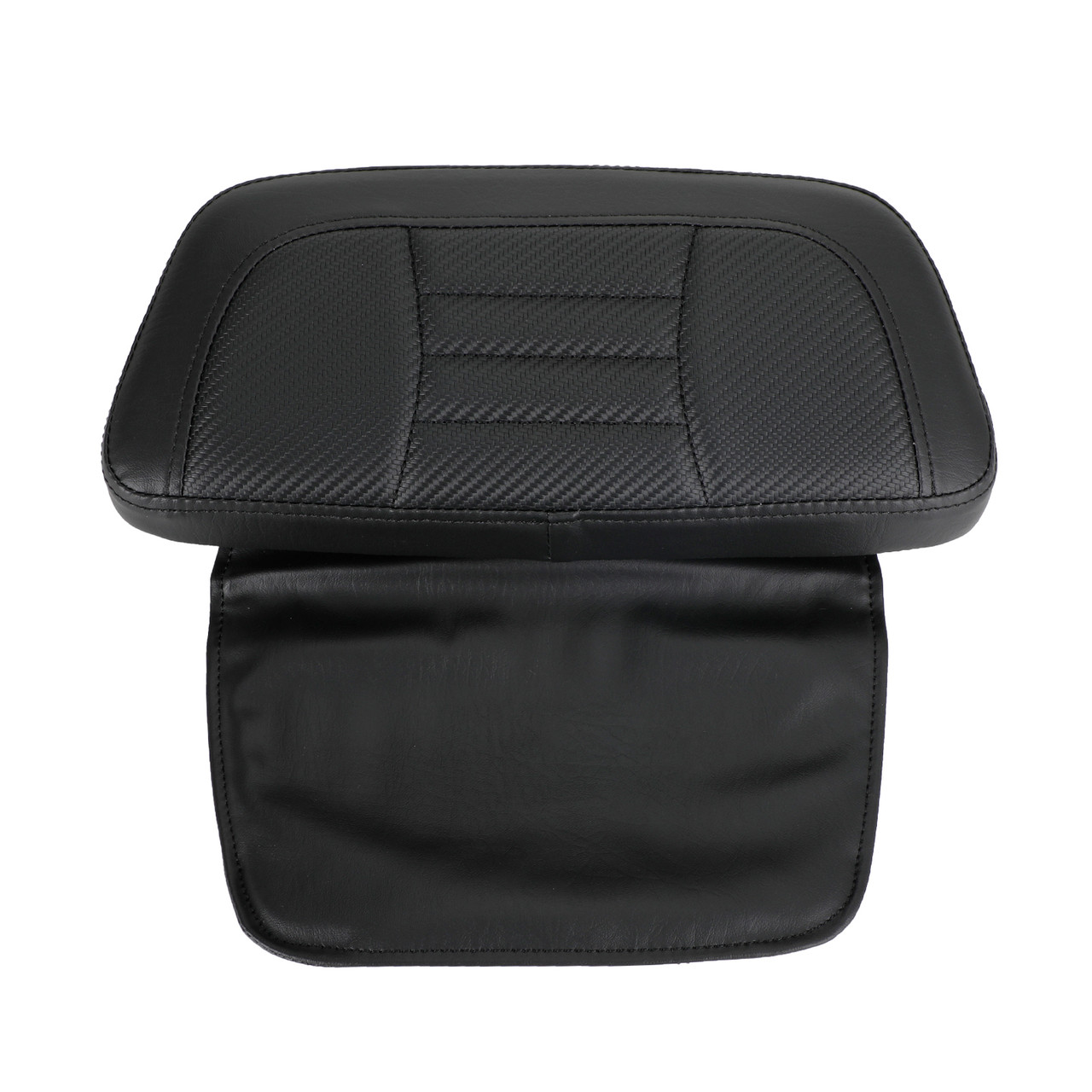 Chopped Pack Trunk Backrest Pad fit for Tour Pak Touring FL Road Glide 2014-Up BLK