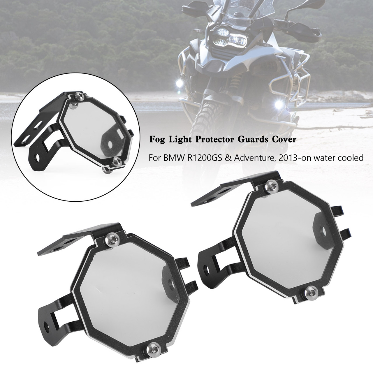 Fog Light Protector Guards Cover For BMW R1200GS Adventure F800GS F850GS F750GS CLE