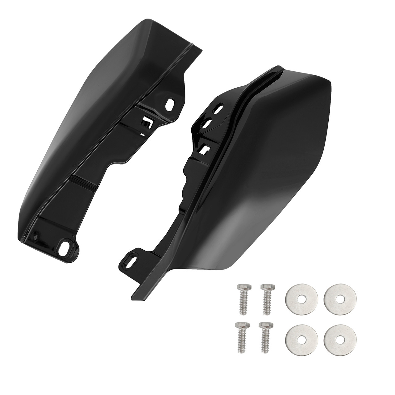 Mid-Frame Air Heat Deflector fit for Street Glide Road King Road Glide 2017-2020 BLK