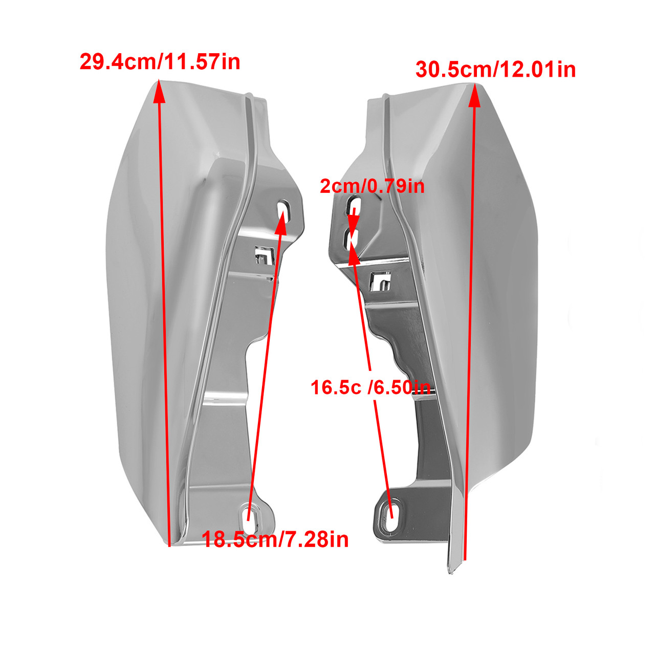 Mid-Frame Air Heat Deflector fit for Street Glide Road King Road Glide 2017-2020 CHR