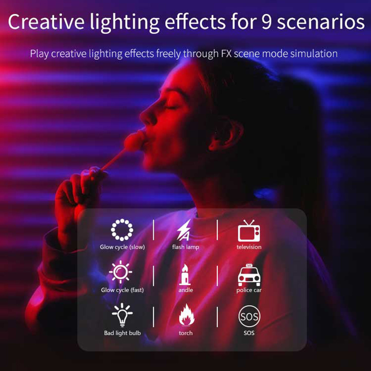 Pocket RGB Full Color 3000-9000K LED Video Light Photography Fill Lamp VLog