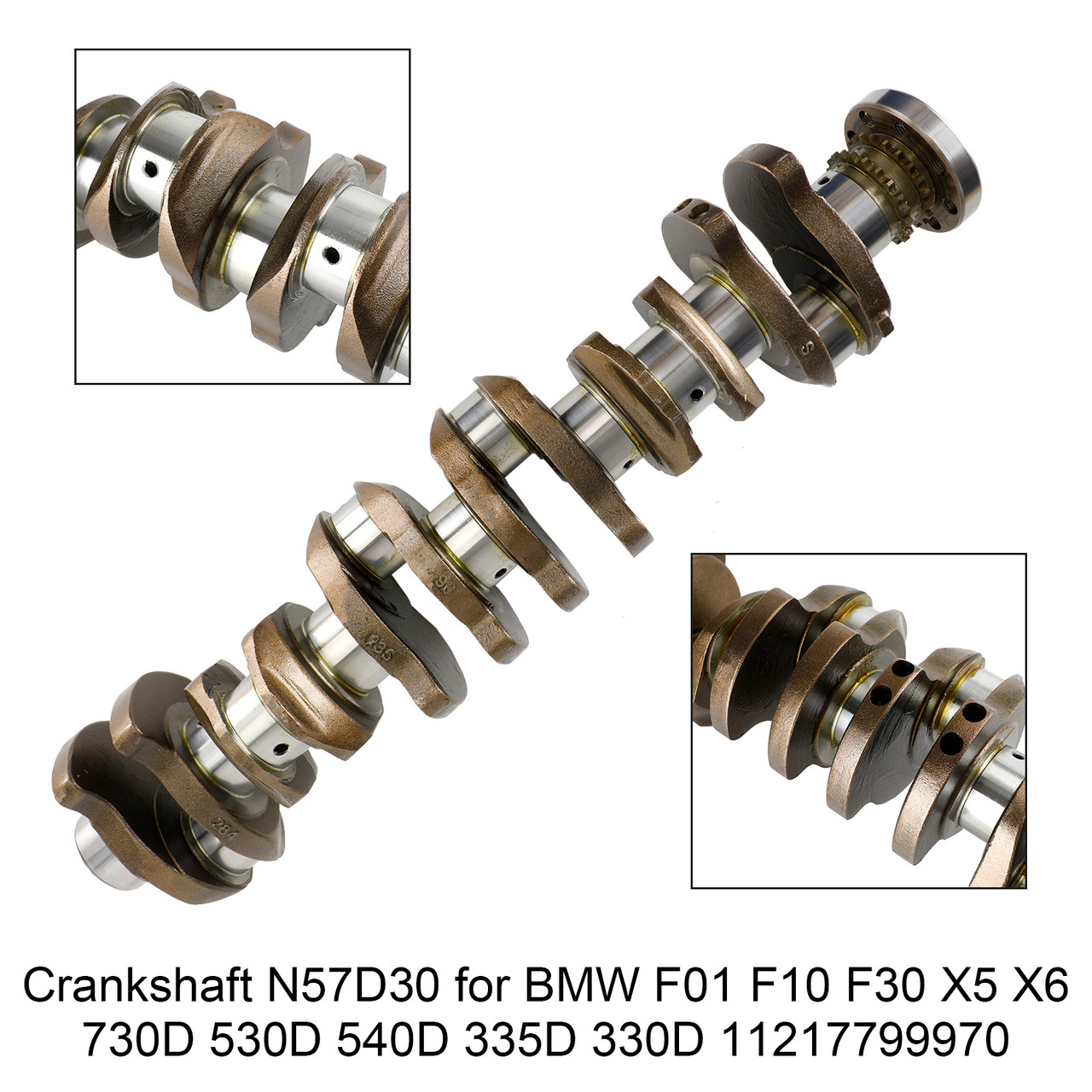 BMW 6 Coupe (F13) 2010-2017 Crankshaft N57D30 11217799970