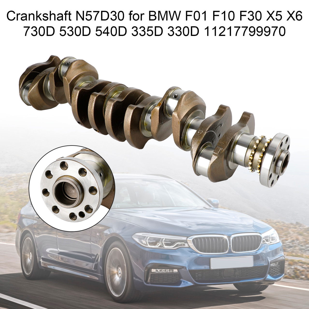 BMW X5 (F15, F85) 2013-2018 Crankshaft N57D30 11217799970