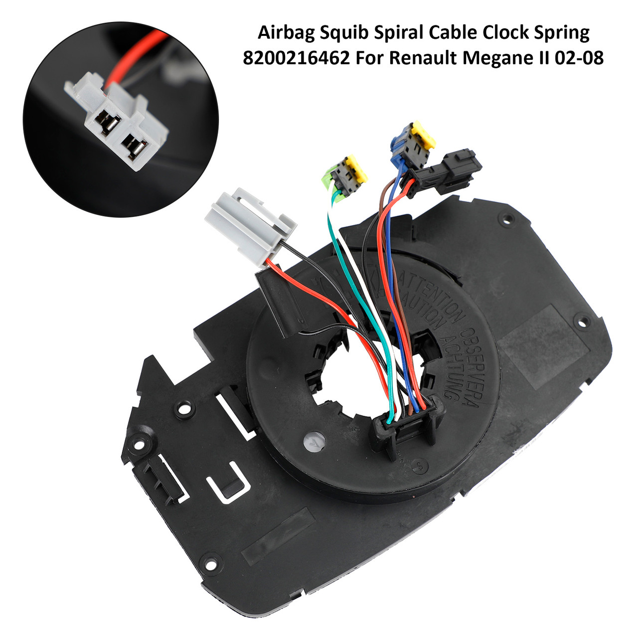 Airbag Squib Spiral Cable Clock Spring 8200216462 Renault Megane