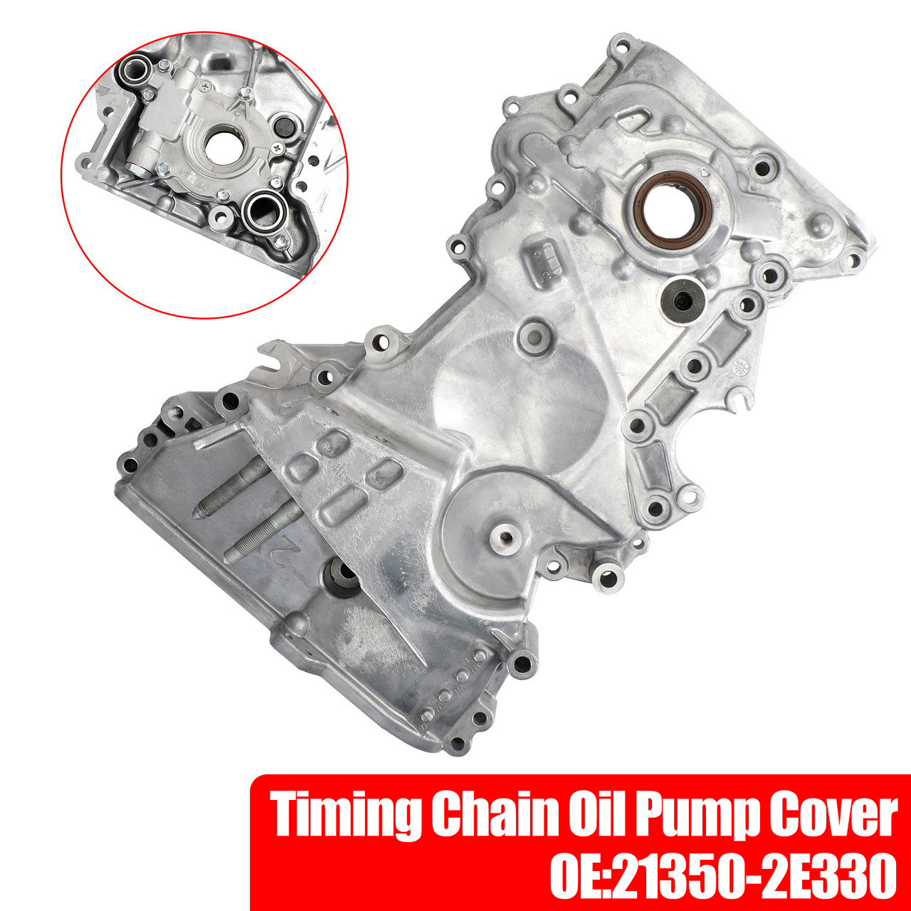 2018-2014 Kia Forte 2.0L Timing Chain Oil Pump Cover 21350-2E330
