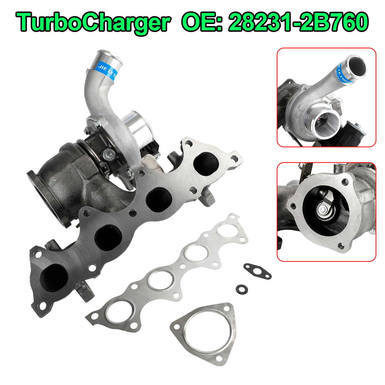 2015- Hyundai Tucson K03 TurboCharger 1.6L 204HP 2012-17 28231-2B760