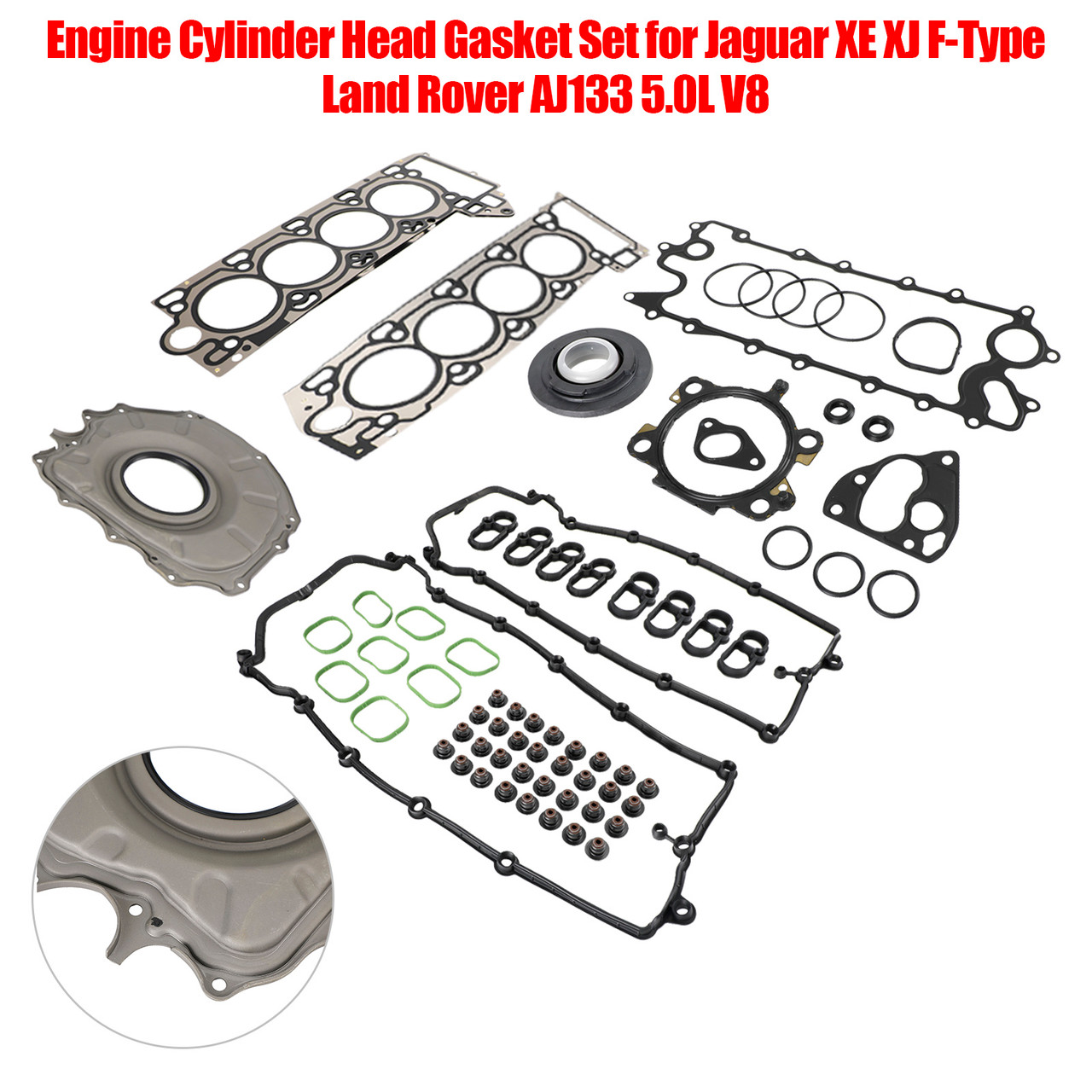 2010-2019 Jaguar XF 5.0T Engine Cylinder Head Gasket Set